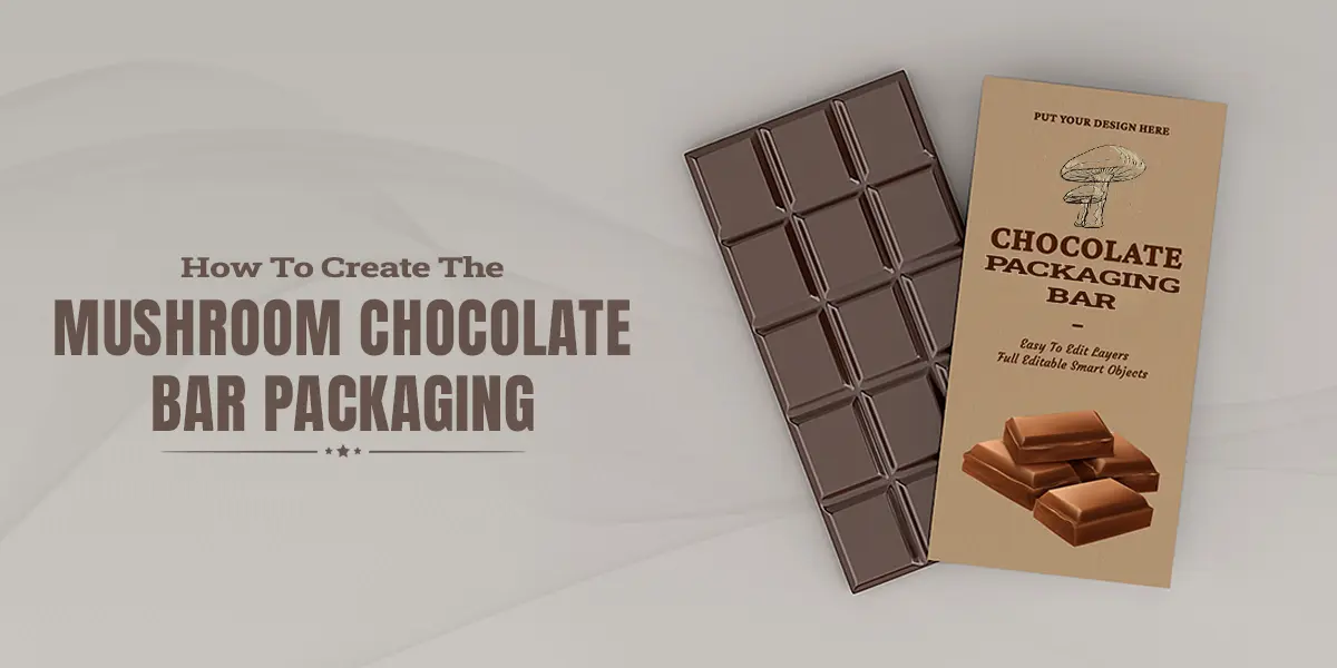 How To Create The Mushroom Chocolate Bar Packaging