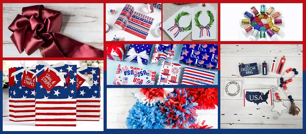 Decorate your independence day gift box 