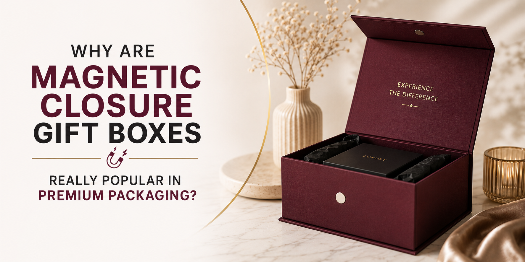 Magnetic Closure Gift Boxes Are Popular in Premium Packaging