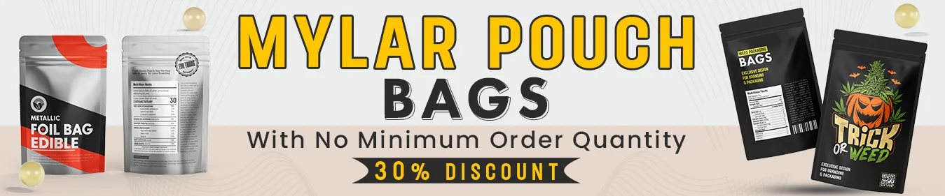 Mylar Pouch Bags Banner