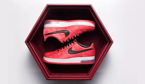 Nike Air Force 1 Low 1World CLOT Red Silk