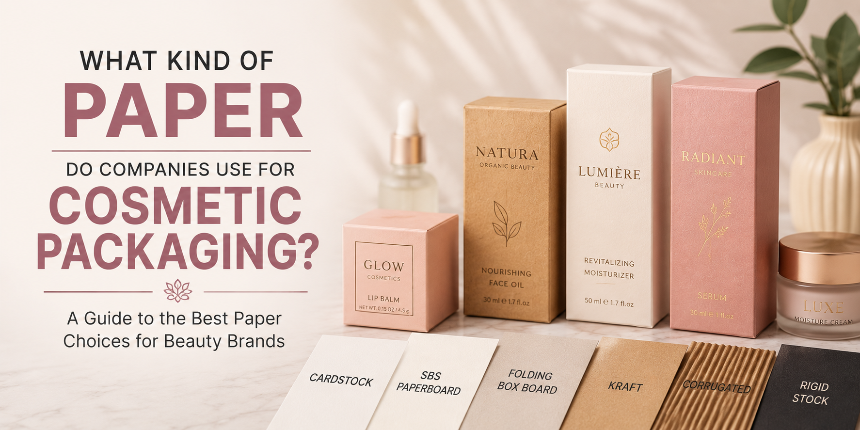 Paper Do Companies Use for Cosmetic Packaging