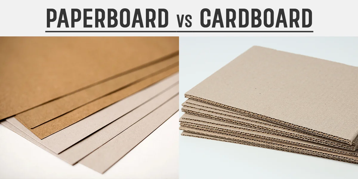 Paperboard Vs Cardboard