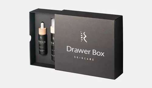 Personal Care and Wellness Product drawer box packaging