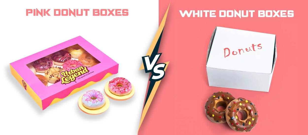 Pink Donut Boxes VS White Donut Boxes