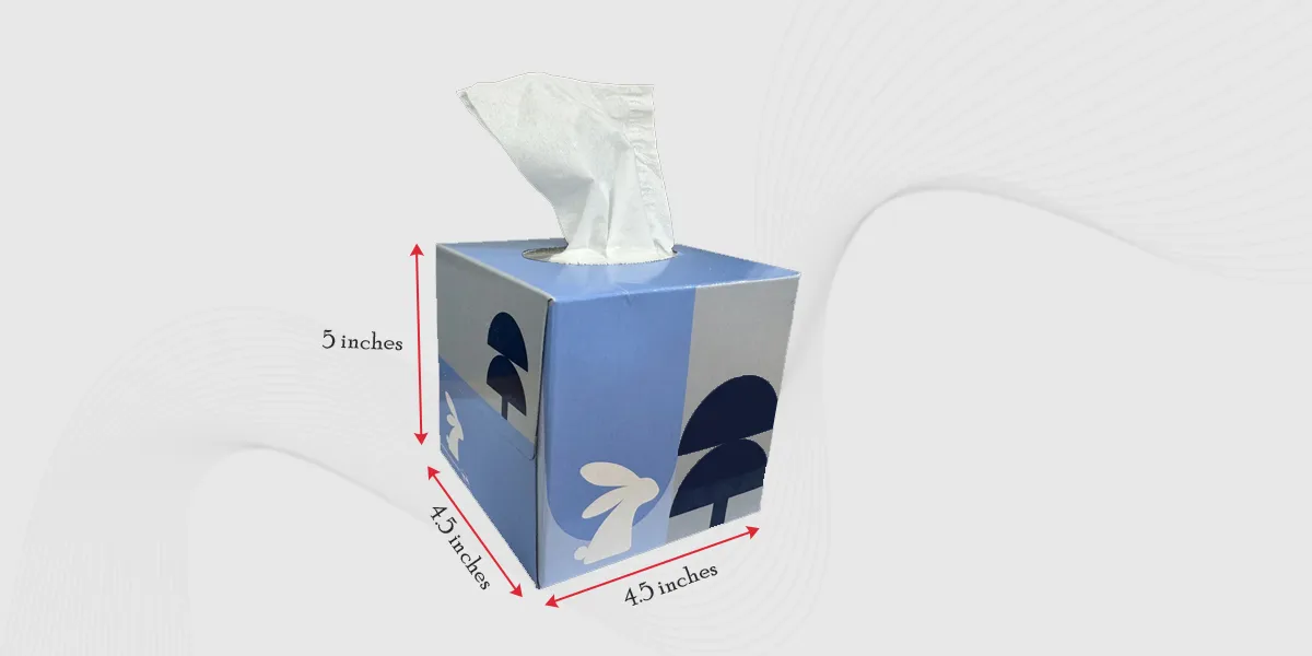 Square Tissue Box Dimensions