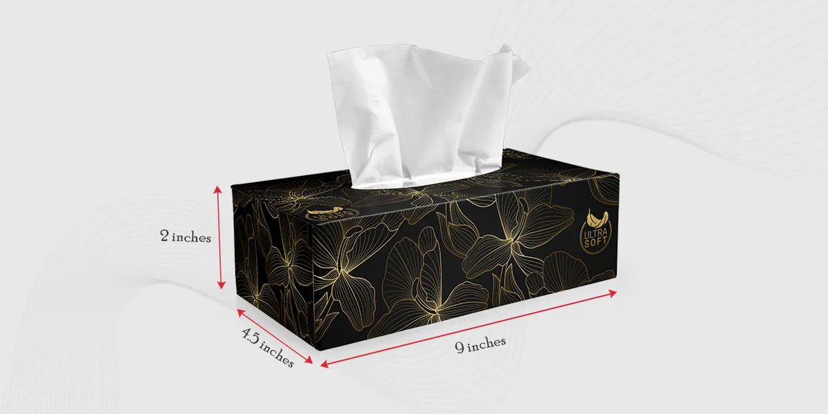Standard Tissue Box Dimensions