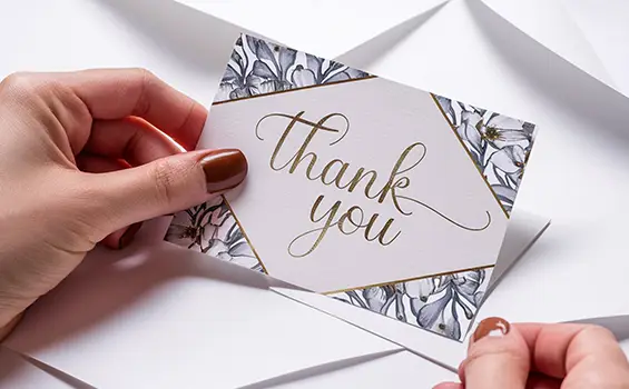Thankyou Card