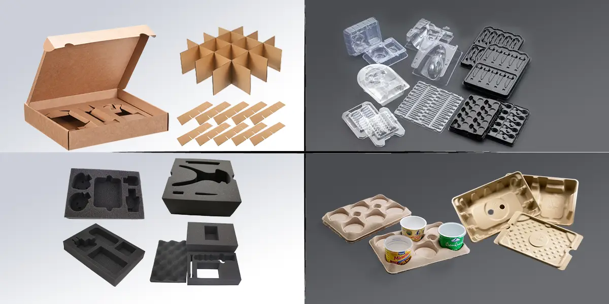 Types of the box inserts
