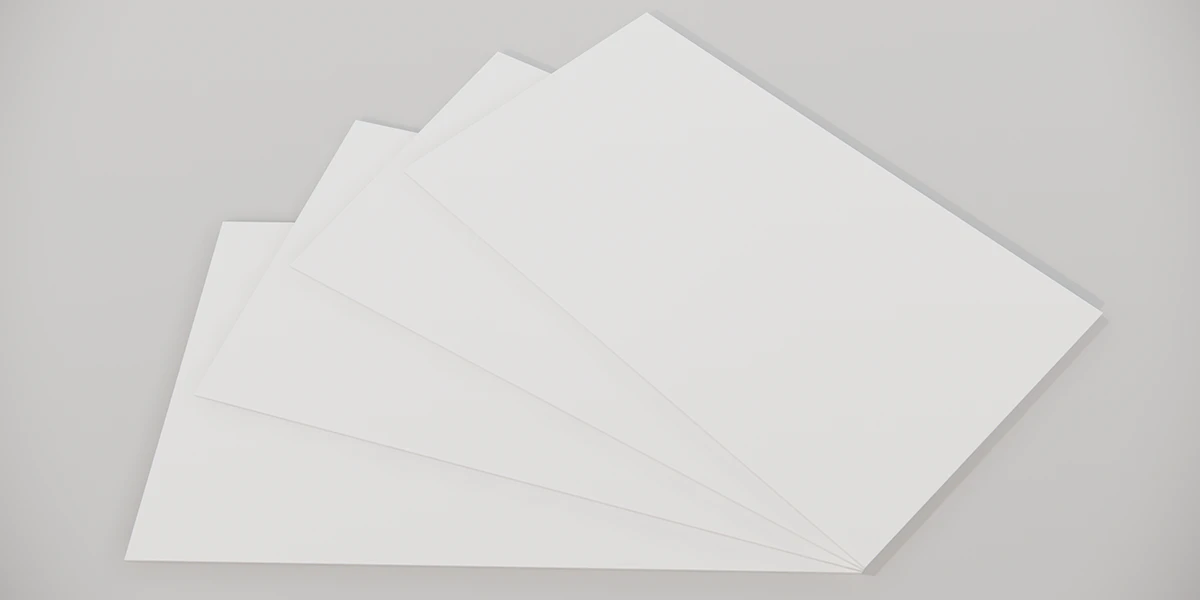 White Cardboard Paper Thickness Chart