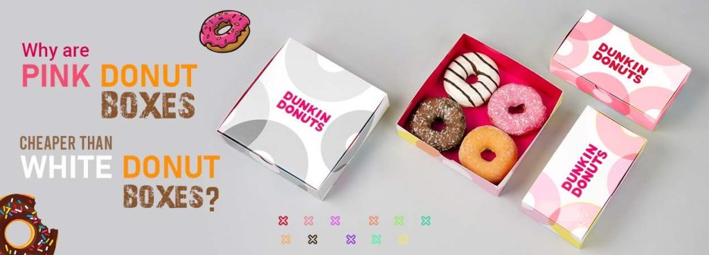 Why are pink donut boxes cheaper than white donut boxes