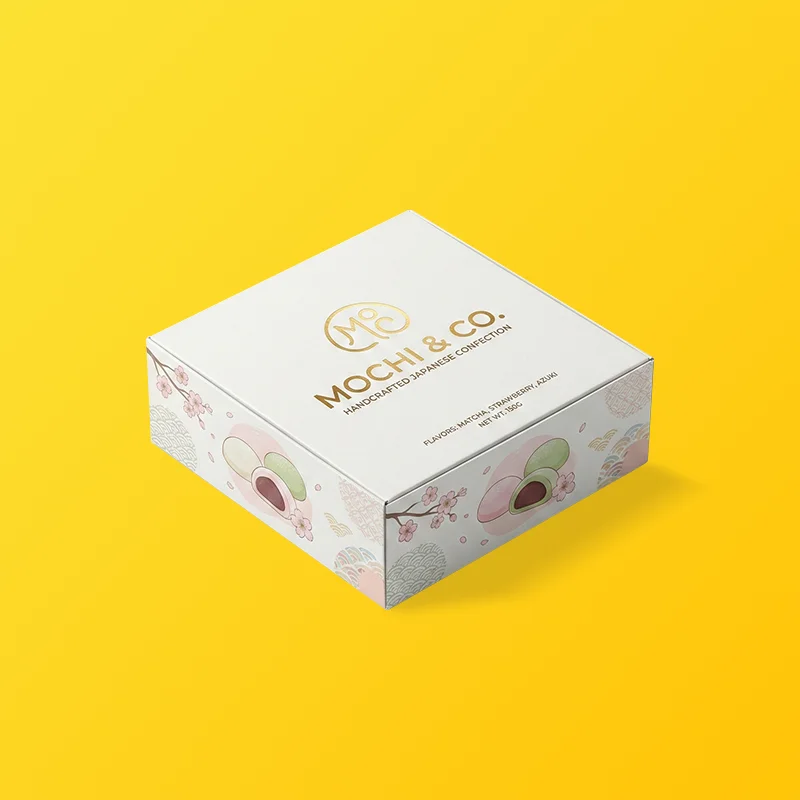 mochi box with logo